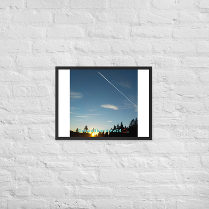 Attractive Sinari Framed photo paper poster with groundfloorview24 with House Logo