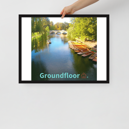 Beautiful Nature Framed photo paper poster with Groundfloor with House Logo