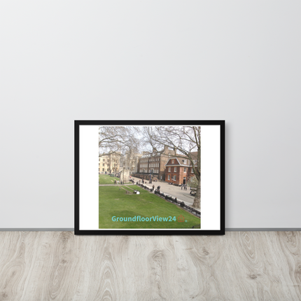 Beautiful Park Framed photo paper poster with groundfloorview24 with House Logo