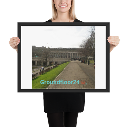 Majestic Palace Framed photo paper poster with Groundfloor24 with House Logo