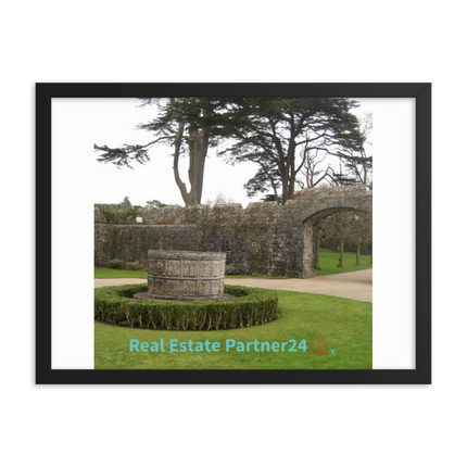 Nature's Wonders Framed photo paper poster with realestatepartner24 with house Logo