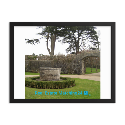 Nature's Wonders Framed photo paper poster with realestatematching24 with key Logo