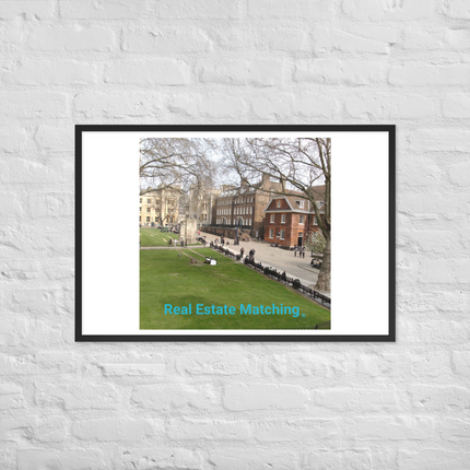 Beautiful Park Framed photo paper poster with realestatematching without key Logo