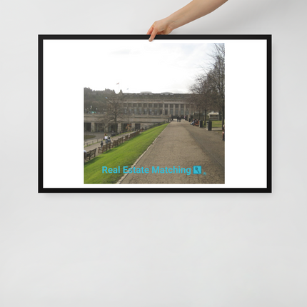Majestic Palace Framed photo paper poster with realestatematching with key Logo