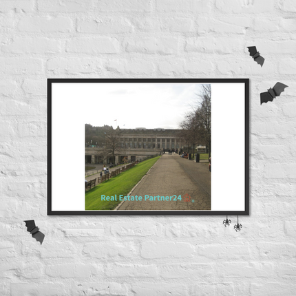 Majestic Palace Framed photo paper poster with realestatepartner24 with house Logo