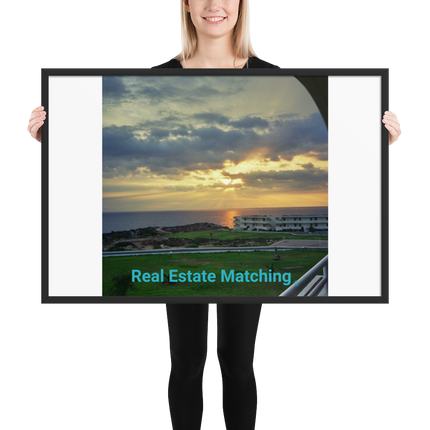 Natural View Framed photo paper poster with realestatematching without key Logo