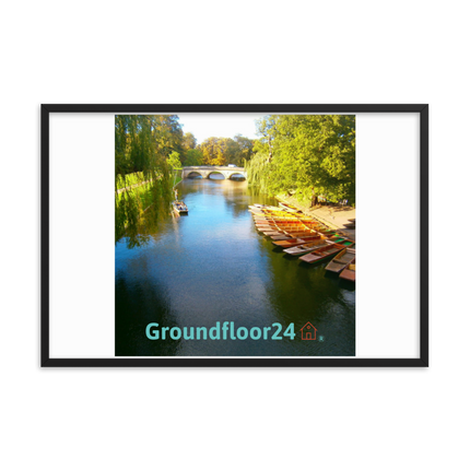 Beautiful Nature Framed photo paper poster with Groundfloor24 with House Logo