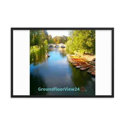 Beautiful Nature Framed photo paper poster with groundfloorview24 with House Logo