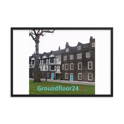 Beautiful Palace Framed photo paper poster with Groundfloor24 with House Logo