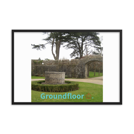 Nature's Wonders Framed photo paper poster with Groundfloor with House Logo