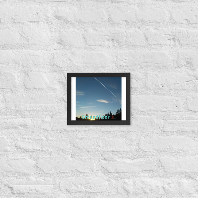 Attractive Sinari Framed photo paper poster with Groundfloor with House Logo
