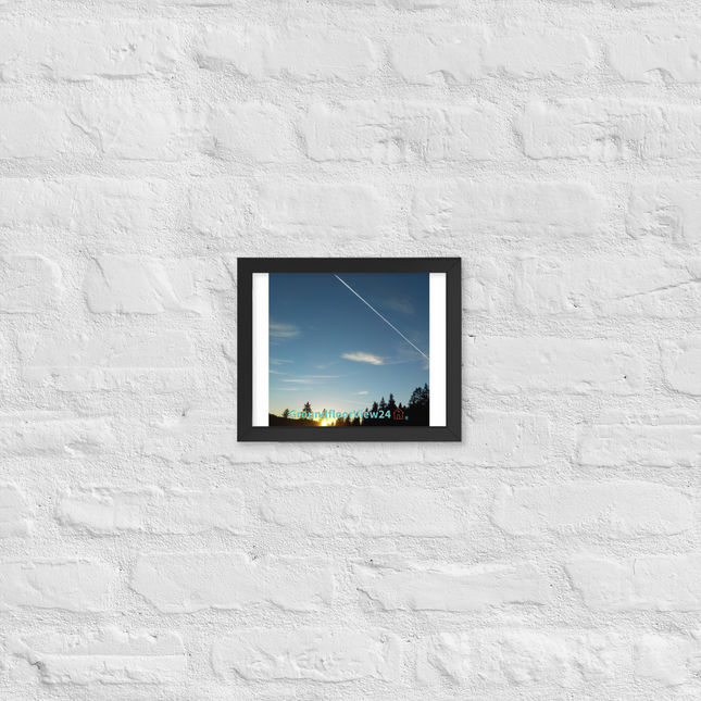Attractive Sinari Framed photo paper poster with groundfloorview24 with House Logo