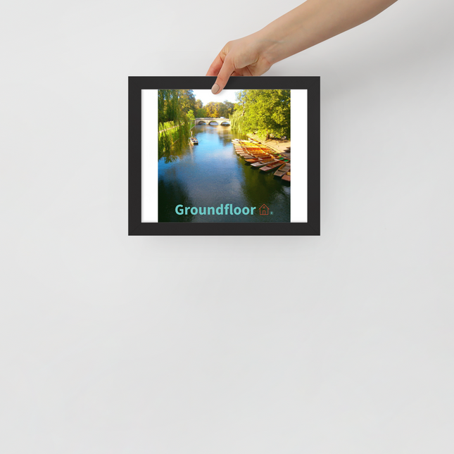 Beautiful Nature Framed photo paper poster with Groundfloor with House Logo