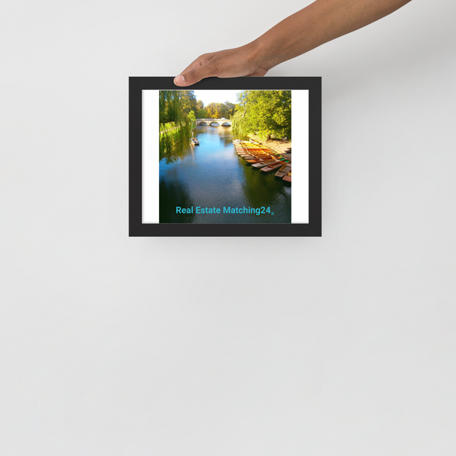 Beautiful Nature Framed photo paper poster with realestatematching24 without key Logo
