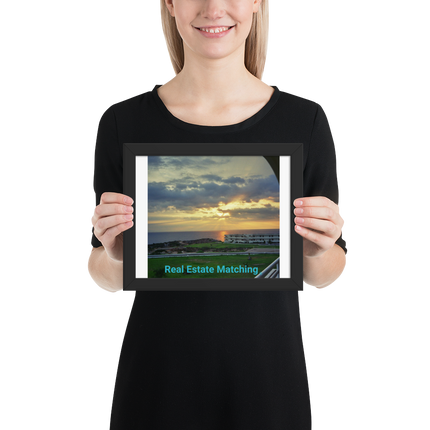 Natural View Framed photo paper poster with realestatematching without key Logo