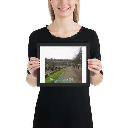 Majestic Palace Framed photo paper poster with Groundfloor24 with House Logo