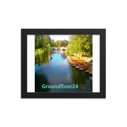 Beautiful Nature Framed photo paper poster with Groundfloor24 with House Logo