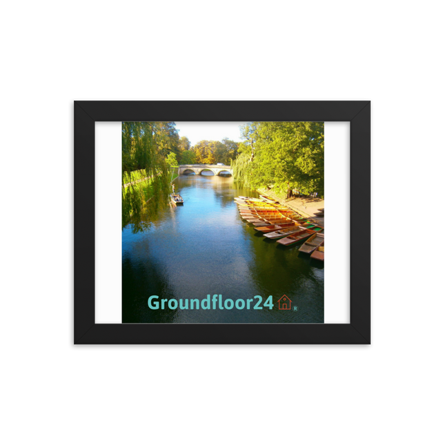 Beautiful Nature Framed photo paper poster with Groundfloor24 with House Logo