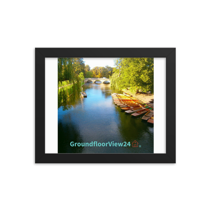 Beautiful Nature Framed photo paper poster with groundfloorview24 with House Logo