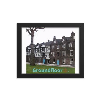 Beautiful Palace Framed photo paper poster with Groundfloor with House Logo