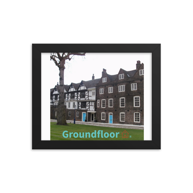Beautiful Palace Framed photo paper poster with Groundfloor with House Logo