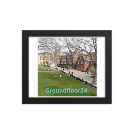 Beautiful Park Framed photo paper poster with Groundfloor24 without House Logo