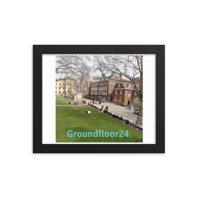 Beautiful Park Framed photo paper poster with Groundfloor24 without House Logo