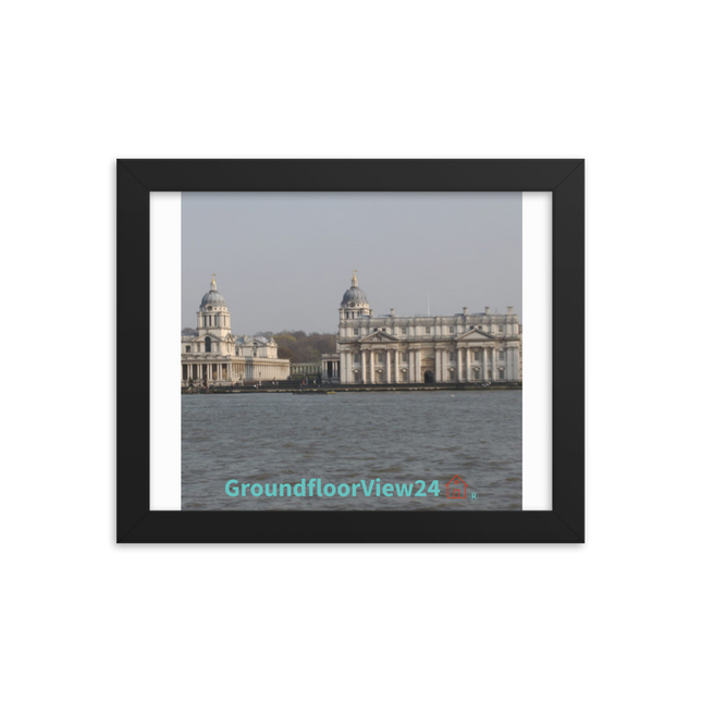 Riverside Beauty Framed photo paper poster with groundfloorview24 with House Logo
