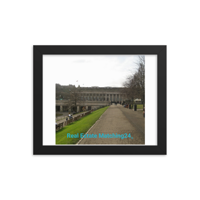 Majestic Palace Framed photo paper poster with realestatematching24 without key Logo