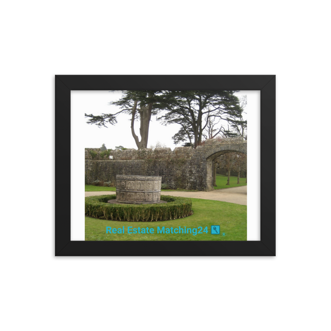 Nature's Wonders Framed photo paper poster with realestatematching24 with key Logo