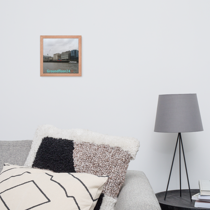 Beautiful Place Framed photo paper poster with Groundfloor24 Logo