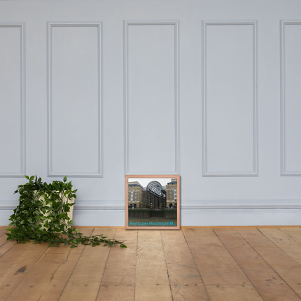 Hay's Galleria Framed photo paper poster with Real Estate Matching24 Logo