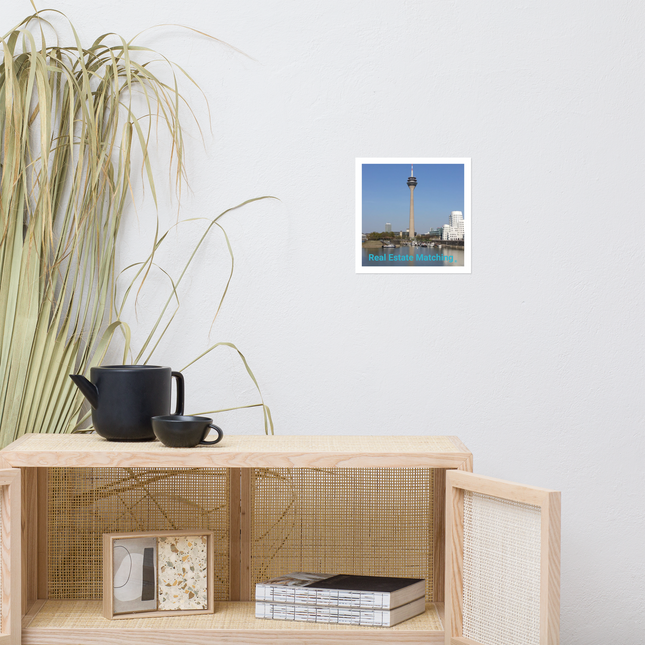 Lovely Sinari Photo paper poster with Real Estate Matching Logo