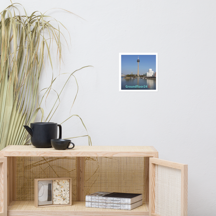 Lovely Sinari Photo paper poster with Groundfloor24 Logo