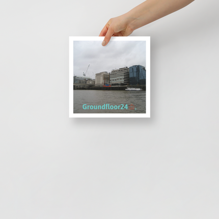 Beautiful Place Photo paper poster with Groundfloor24 Logo