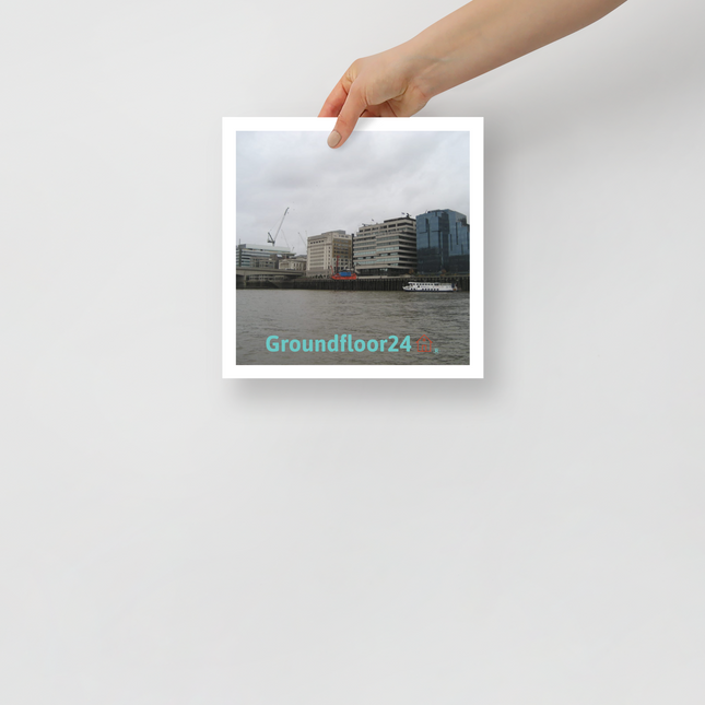 Beautiful Place Photo paper poster with Groundfloor24 Logo