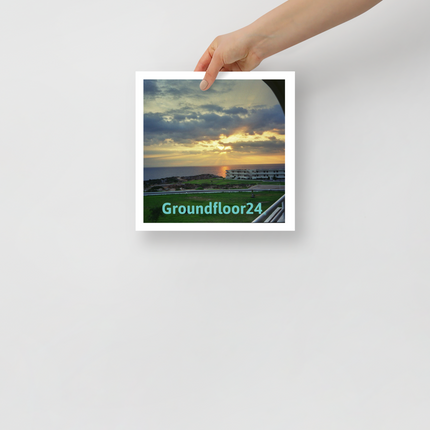 Natural View Photo paper poster with Groundfloor24 without House Logo