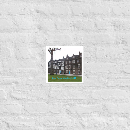 Beautiful Palace Photo paper poster with realestatematching24 with key Logo