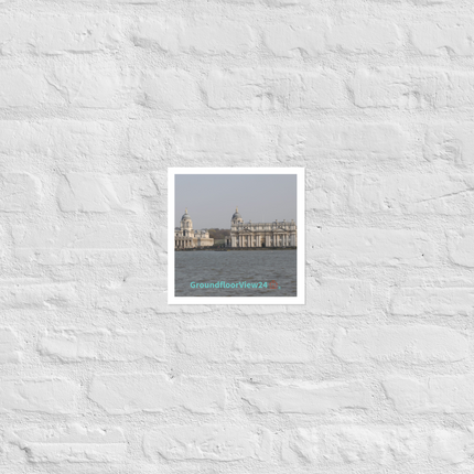 Riverside Beauty Photo paper poster with groundfloorview24 with House Logo
