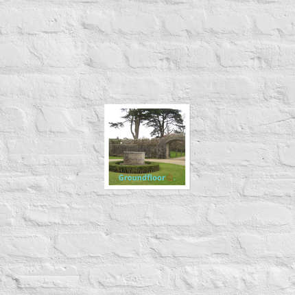 Nature's Wonders Photo paper poster with Groundfloor with House Logo