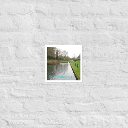 Lakeside Beauty Photo paper poster with Groundfloor24 with House Logo