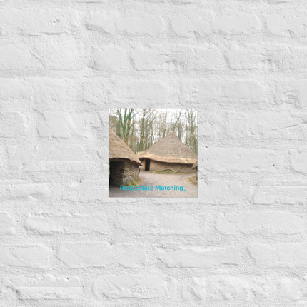 Village Charm Photo paper poster with realestatematching without key Logo