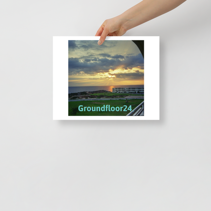 Natural View Photo paper poster with Groundfloor24 without House Logo