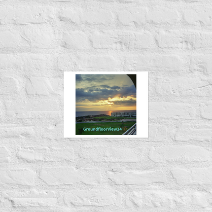 Natural View Photo paper poster with groundfloorview24 with House Logo