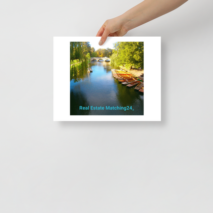 Beautiful Nature Photo paper poster with realestatematching24 without key Logo