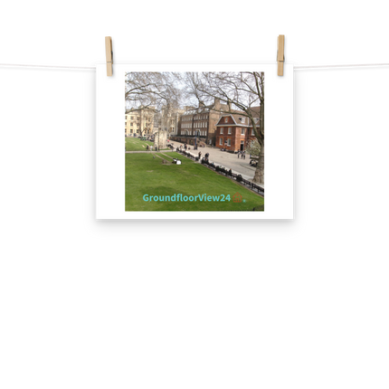 Beautiful Park Photo paper poster with groundfloorview24 with House Logo
