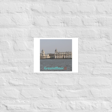 Riverside Beauty Photo paper poster with Groundfloor with House Logo