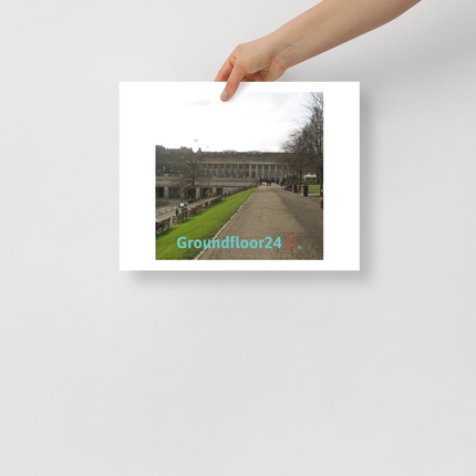 Majestic Palace Photo paper poster with Groundfloor24 with House Logo