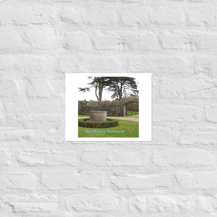 Nature's Wonders Photo paper poster with realestatepartner24 with house Logo