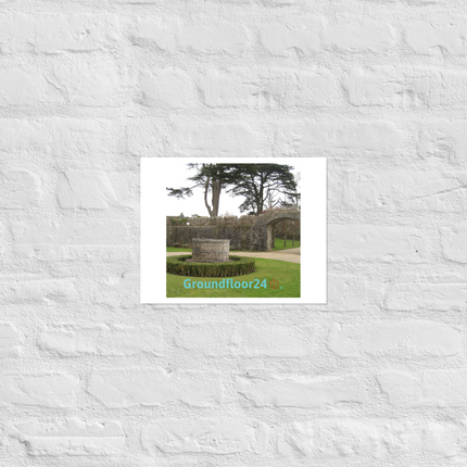 Nature's Wonders Photo paper poster with Groundfloor24 with House Logo